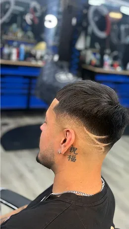 Corte realizado en LevelUp Barbershop 4